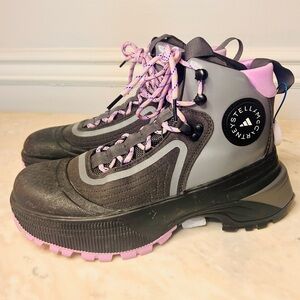 Stella McCartney x Adidas Terrex Hiking Boots US 8 UK 6.5 Black & Pink